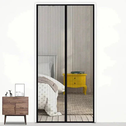 Magnetic Mosquito Door Curtain – Foldable Mesh Screen with 80+ Magnets | Made in India