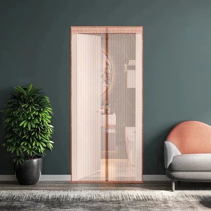 Magnetic Mosquito Door Curtain – Foldable Mesh Screen with 80+ Magnets | Made in India