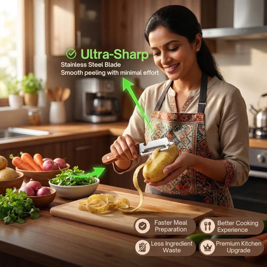 3 in 1 Multi-Functional – Stainless Steel Fruits & Vegetables Peeler