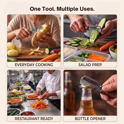 3 in 1 Multi-Functional – Stainless Steel Fruits & Vegetables Peeler
