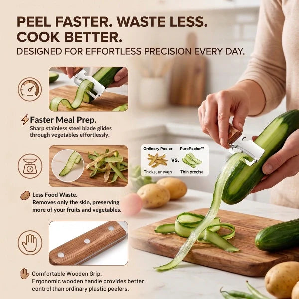 3 in 1 Multi-Functional – Stainless Steel Fruits & Vegetables Peeler