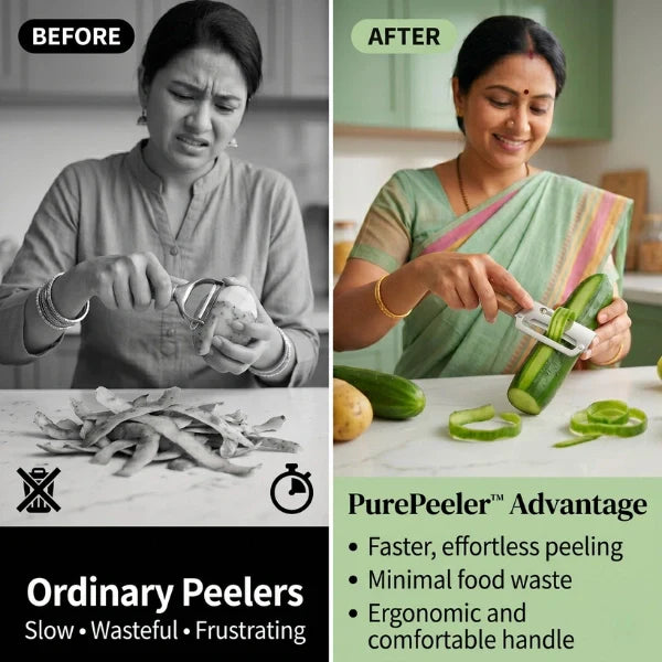 3 in 1 Multi-Functional – Stainless Steel Fruits & Vegetables Peeler