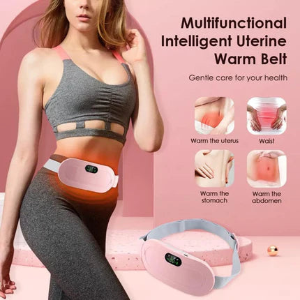 Period Cramp Relief - Fast Heat & Vibration Therapy