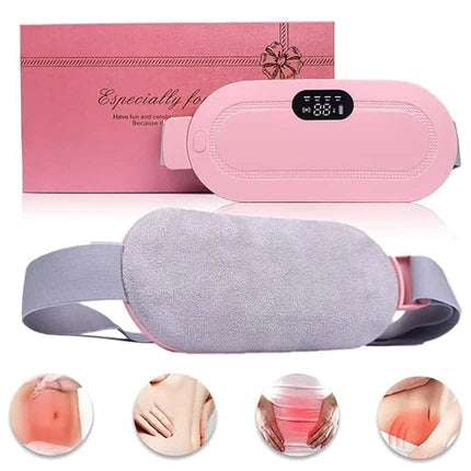 Period Cramp Relief - Fast Heat & Vibration Therapy