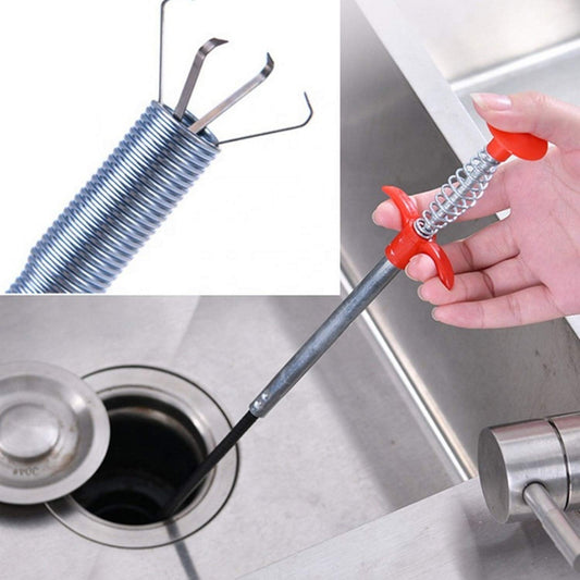 Drainage Block Remover Spring Pipe Cleaner Tool