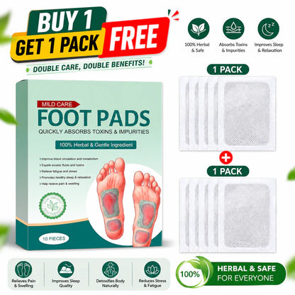Premium Detox Foot Patches (Pack of 10) Buy 1 Get 1 ( Free )