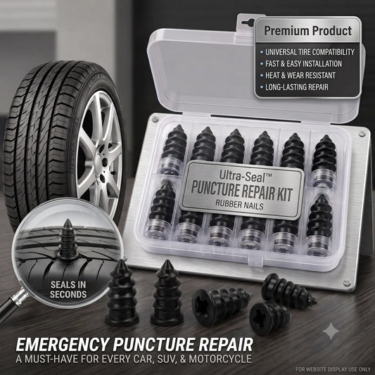 Ultra-Seal™- Tubeless Tyre Repair Rubber Nails Kit | Pack Of 20 Pcs🔥