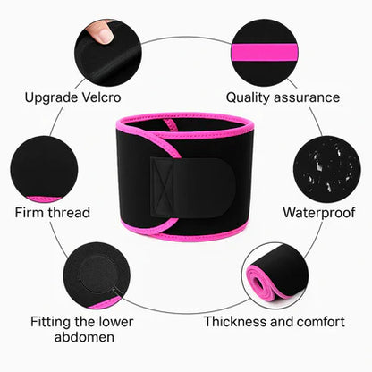 Adjustable Sweat Waist Trimmer Belt