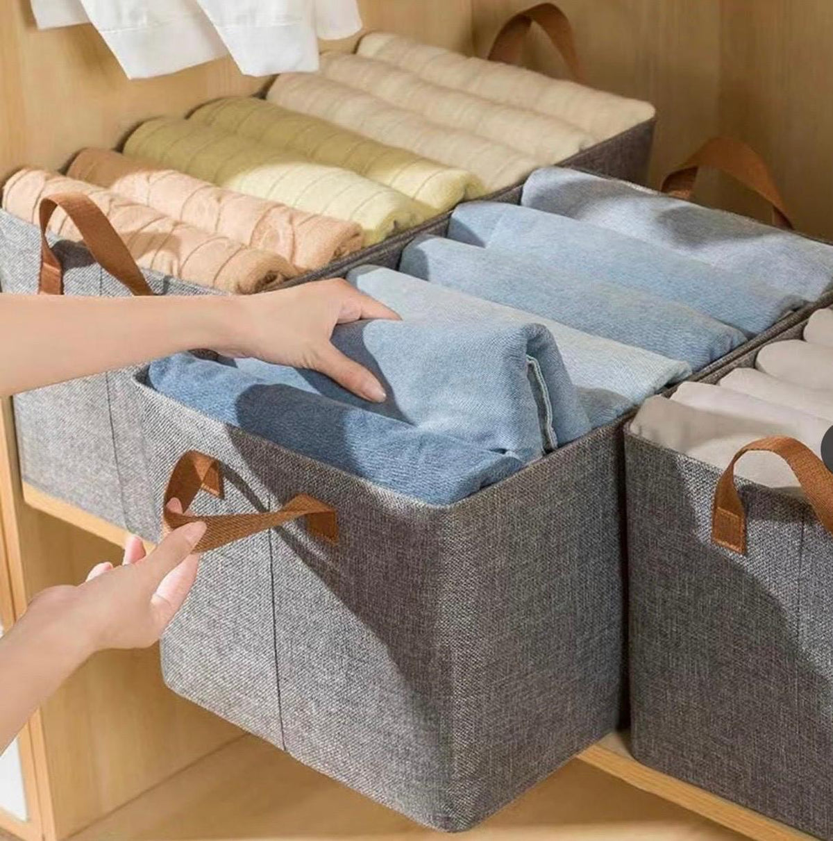 Foldable Clothes Space Organizers – Pack of 6🔥